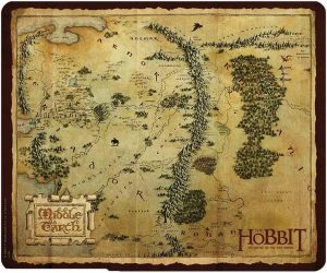 Alfombrilla Para El Ratón Del Mapa De La Tierra Media Del Hobbit