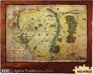 Mapa Puzzle Del Señor De Los Anillos De La Tierra Media De Aquarius 2
