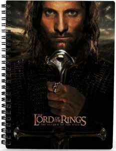Cuaderno De Aragorn Del Señor De Los Anillos