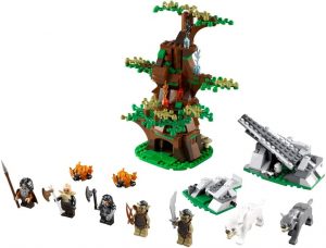 El Ataque De Los Huargos De Lego Del Señor De Los Anillos