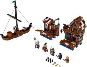 Persecución En Ciudad Del Lago De Lego Del Señor De Los Anillos