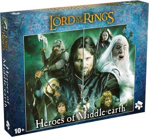Puzzle De Personajes De The Lord Of The Rings De 1000 Piezas De Winning Moves